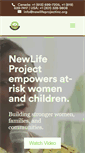 Mobile Screenshot of newlifeprojectinc.org